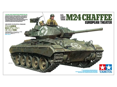 TAMIYA 35391 1:35 US Light Tank M24 Chaffee - European Theater