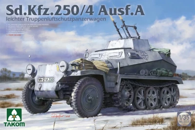 TAKOM 2211 1:35 Sd.Kfz.250/4 Ausf. A Leichter Truppenluftschutzpanzerwagen