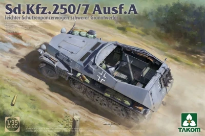 TAKOM 2212 1:35 Sd.Kfz.250/7 Ausf.A Leichter Schutzpanzerwagen Schwerer Granatwerfer
