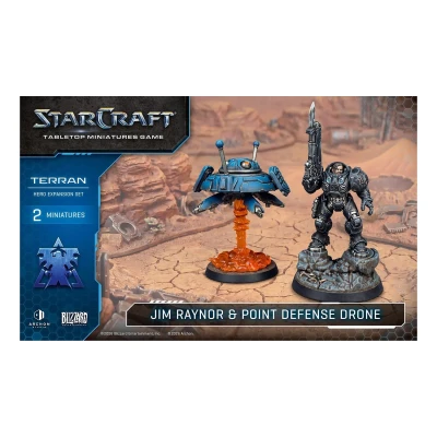 ARCHON SCMG0016 STARCRAFT: JIM RAYNOR & POINT DEFENSE DRONE - TERRAN - HERO EXPANSION SET