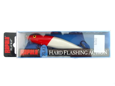 WOBLER RAPALA FLAT RAP 10cm/12g F - Red Head (FLR10 RH)