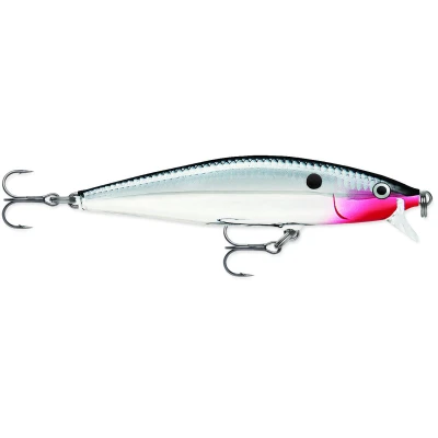 WOBLER RAPALA FLAT RAP 10cm/12g F - CHROME (FLR10 CH)