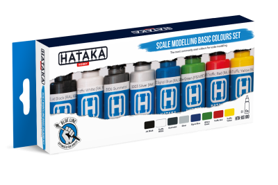 Hataka BS100 Scale modeling basic colours [PAINT SET]