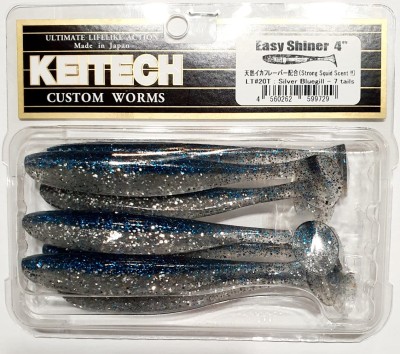 KEITECH EASY SHINER 4" (10cm) LT#20 Silver Bluegill - opak.7szt