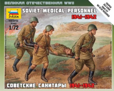 Zvezda 6152 1:72 Soviet Medical Personnel (1942-1944)