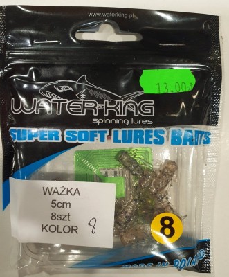 WATER KING WAŻKA KOLOR nr 08 roz: 5cm op. 8szt