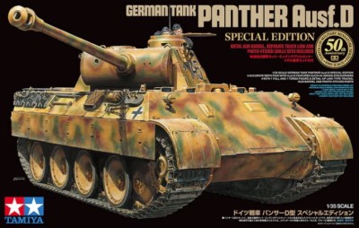 TAMIYA 25182 1:35 Pz.Kpfw.V Ausf.D Panther 50th Anniversary Special Edition