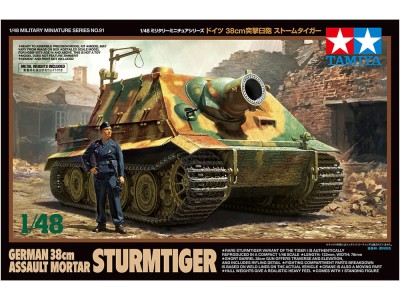 TAMIYA 32591 1:48 German 38cm Assault Mortar Sturmtiger
