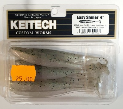 KEITECH EASY SHINER 4" (10cm) #482 Ghost Rainbow Trout opak.- 7szt.