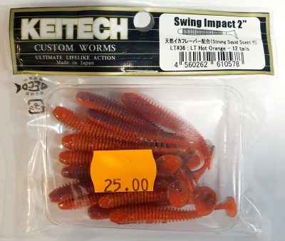 KEITECH SWING IMPACT 2" (5,4cm) LT#36 Hot Orange opak.- 12szt