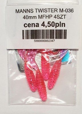 MANNS TWISTER M-036 roz: 40mm kolor: MFHP op. 4szt