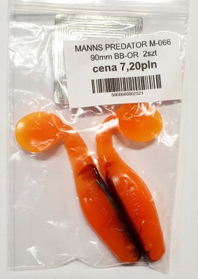 MANNS PREDATOR M-066 roz: 90mm kolor: BB-OR op 2szt