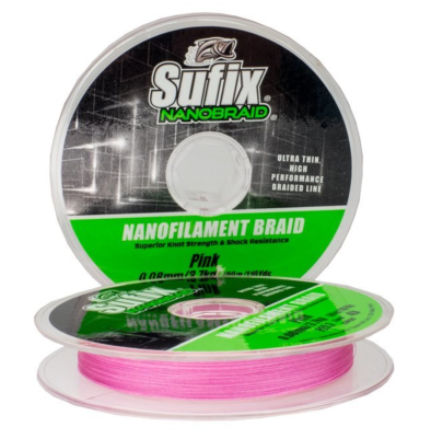 PLECIONKA SUFIX NANOBRAID 0,04mm (100m) RÓŻOWA