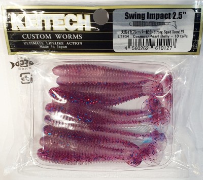 KEITECH SWING IMPACT 2,5" (6,35cm) LT#34 Cosmos/Pearl Belly - op. 10szt