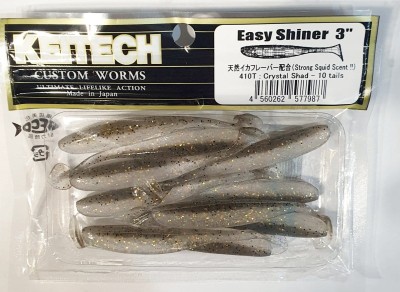KEITECH EASY SHINER 3" (7,5cm) #410 Crystal Shad opak.- 10szt