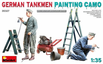 MINIART 35327 1:35 German Tankmen Painting Camo