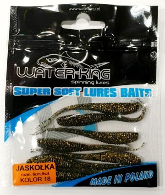 WATER KING JASKÓŁKA 8cm - KOLOR nr 18 (op.8szt) 