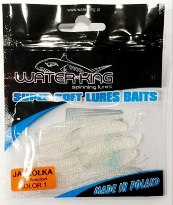 WATER KING JASKÓŁKA 6,5cm - KOLOR nr  1 (op. 10szt) 