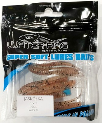 WATER KING JASKÓŁKA 6,5cm - KOLOR nr  8 (op. 10szt) 