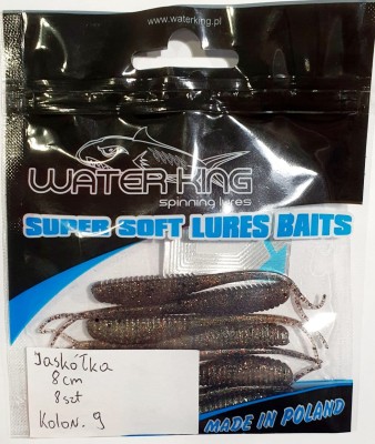 WATER KING JASKÓŁKA 8cm - KOLOR nr  9 (op.8szt) 