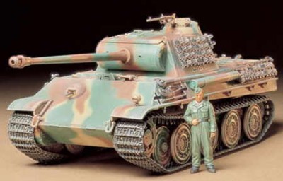 TAMIYA 35174 1:35 GERMAN PANTHER TYPE G (early) WITH STEEL WHEEL
