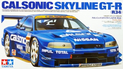 TAMIYA 24219 1:24 Nissan Calsonic Skyline GT-R (R34)