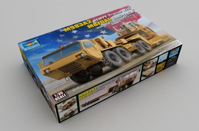 TRUMPETER 01055 1:35 M983A2 HEMTT Tractor with M870A1 Semi-Trailer