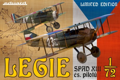 EDUARD 2126 1:72 SPAD XIIIs flown by Czechoslovak pilots [LIMITED EDITION]