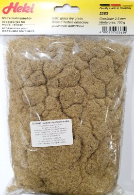 HEKI 3363 TRAWA STATYCZNA ZIMOWA ŁĄKA 2,5mm 100g