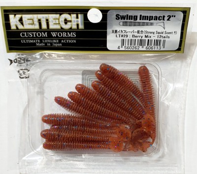 KEITECH SWING IMPACT 2" (5,4cm) LT#29 Berry Mix opak.- 12szt