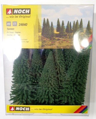 NOCH 24640 Zestaw Drzewek Jodły [SET 8pcs] (10cm-14cm) 