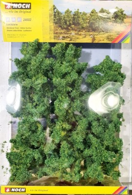 NOCH 24602 Zestaw Drzewek Liściastych [SET 6pcs] (14cm-18cm)