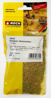 NOCH 08330 TRAWA STATYCZNA 2,5mm 20g KWIATOWA ŁĄKA