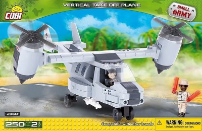 COBI 2360 Samolot pionowego startu (250 klocków + 2 figurki)