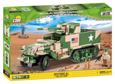 COBI 2535 czołg M3 GUN MOTOR CARRIAGE (576 klocków + 1 figurka)