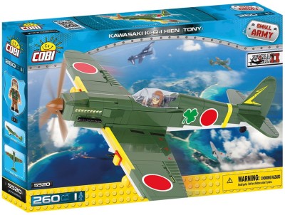 COBI 5520 samolot Kawasaki Ki-61-I Hien 'Tony' (260 klocków + 1 figurka)
