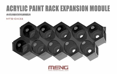 MENG MTS043A Acrylic Paint Rack Expansion Module