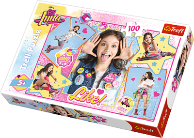 PUZZLE 100 TREFL 16299 Luna kolaż