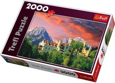 PUZZLE 2000 TREFL 27053 Zamek w Hohenschwangau