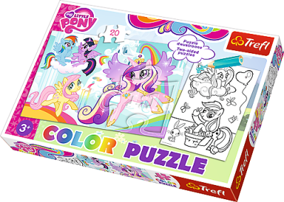 PUZZLE 20 TREFL 36516 Kucyki Pony - Color Puzzle 