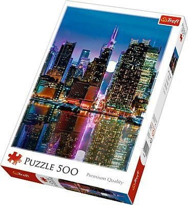 PUZZLE 500 TREFL 37261 Pełnia księżyca nad Manhattanem