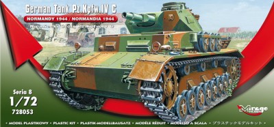 MIRAGE 728053 1:72 German Tank Pz.Kpfw. IV Ausf. C  ‘Normandy 1944’