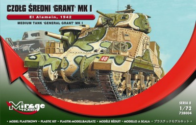 MIRAGE 728004 1:72 GRANT Mk.I  'EL ALAMEIN'  [Czołg Średni]