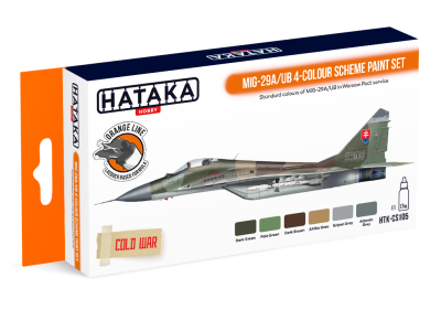 HATAKA CS105 MiG-29A/UB 4-colour scheme [PAINT SET]