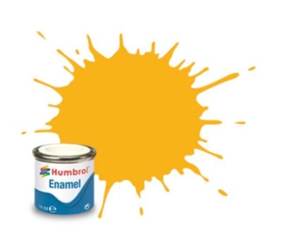 HUMBROL ENAMEL 154 Insignia Yellow [MATT] 14ml