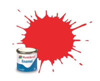 HUMBROL ENAMEL 209 Fluo Fire Orange [GLOSS] 14ml