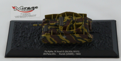 DIE-CAST #25 1:72 PZ.KPFW. IV AUSF.G (SD.KFZ. 161/1) 20.PANZ.DIV KURSK (USSR) - 1943