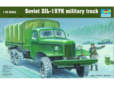 TRUMPETER 01003 1:35 Soviet ZIL-157K military truck
