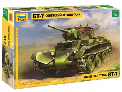 ZVEZDA 3545 1:35 Soviet light tank BT-7