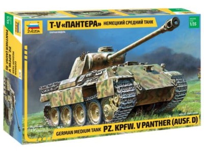 ZVEZDA 3678 1:35 German Medium Tank Panther Ausf.D